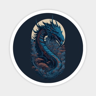 Japanese Ocean Dragon Magnet